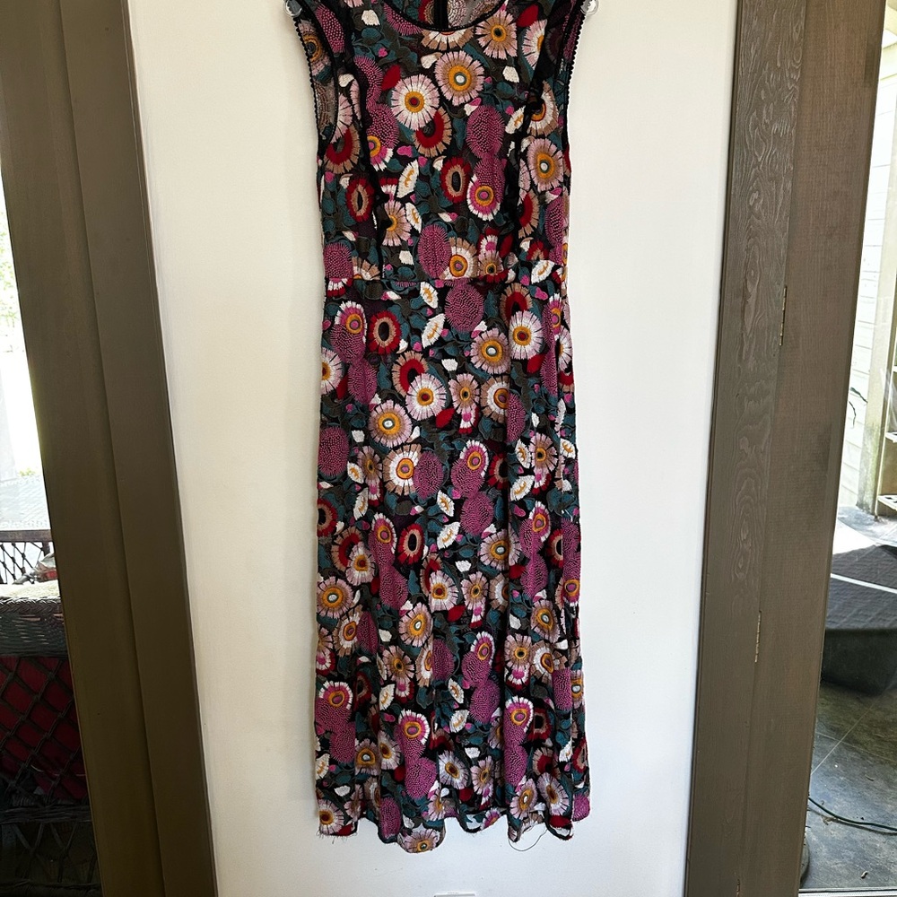 Valentino Pink and Red Sheath Maxi Dress for Wedding Guest